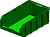 V-4, зеленый Пластиковый ящик 502*305*184